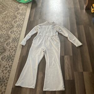 Gray size 8-10 athleta jumpsuit